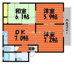 グランドール　A棟の物件間取画像